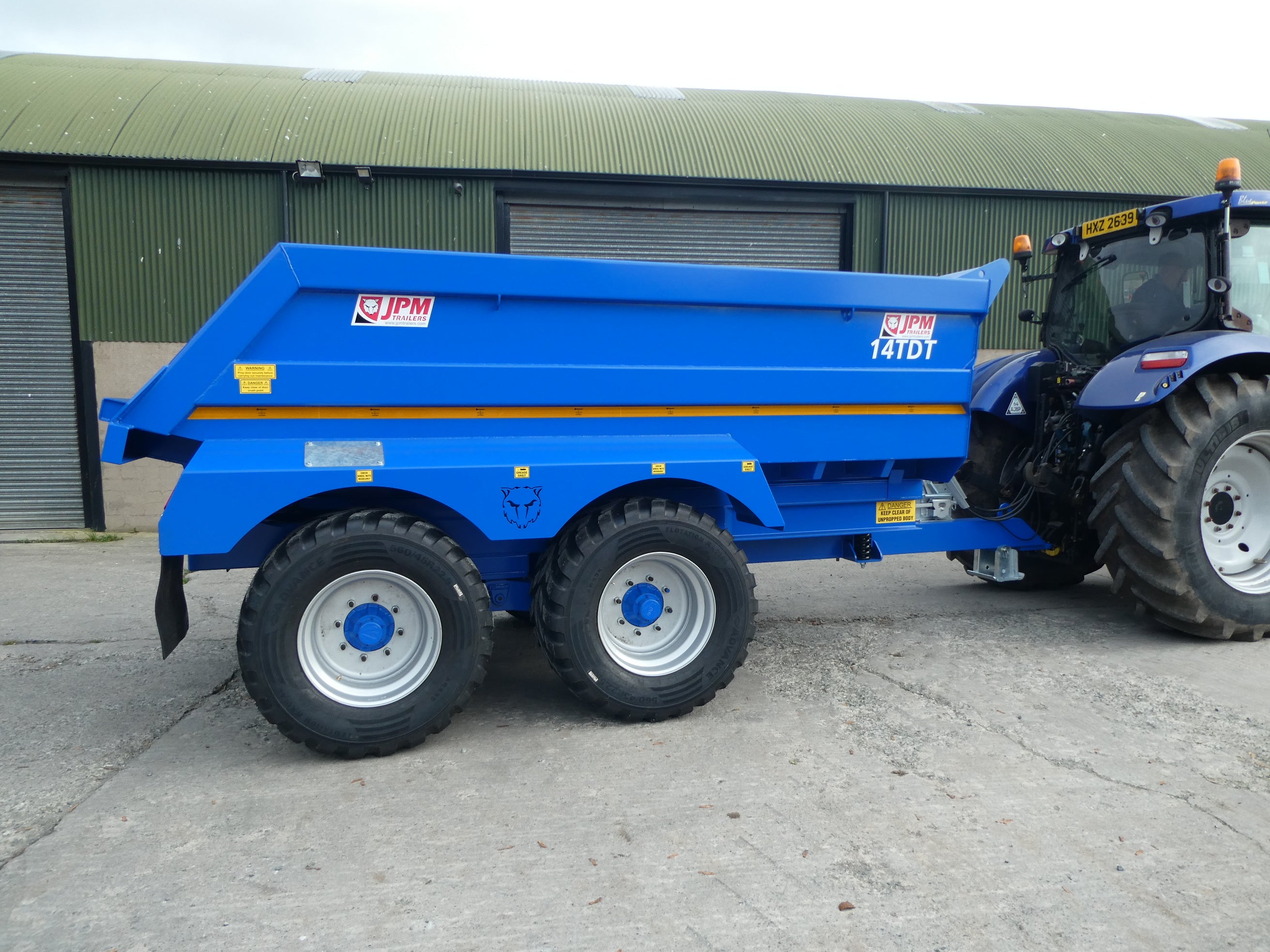 JPM 14 ton dump trailer