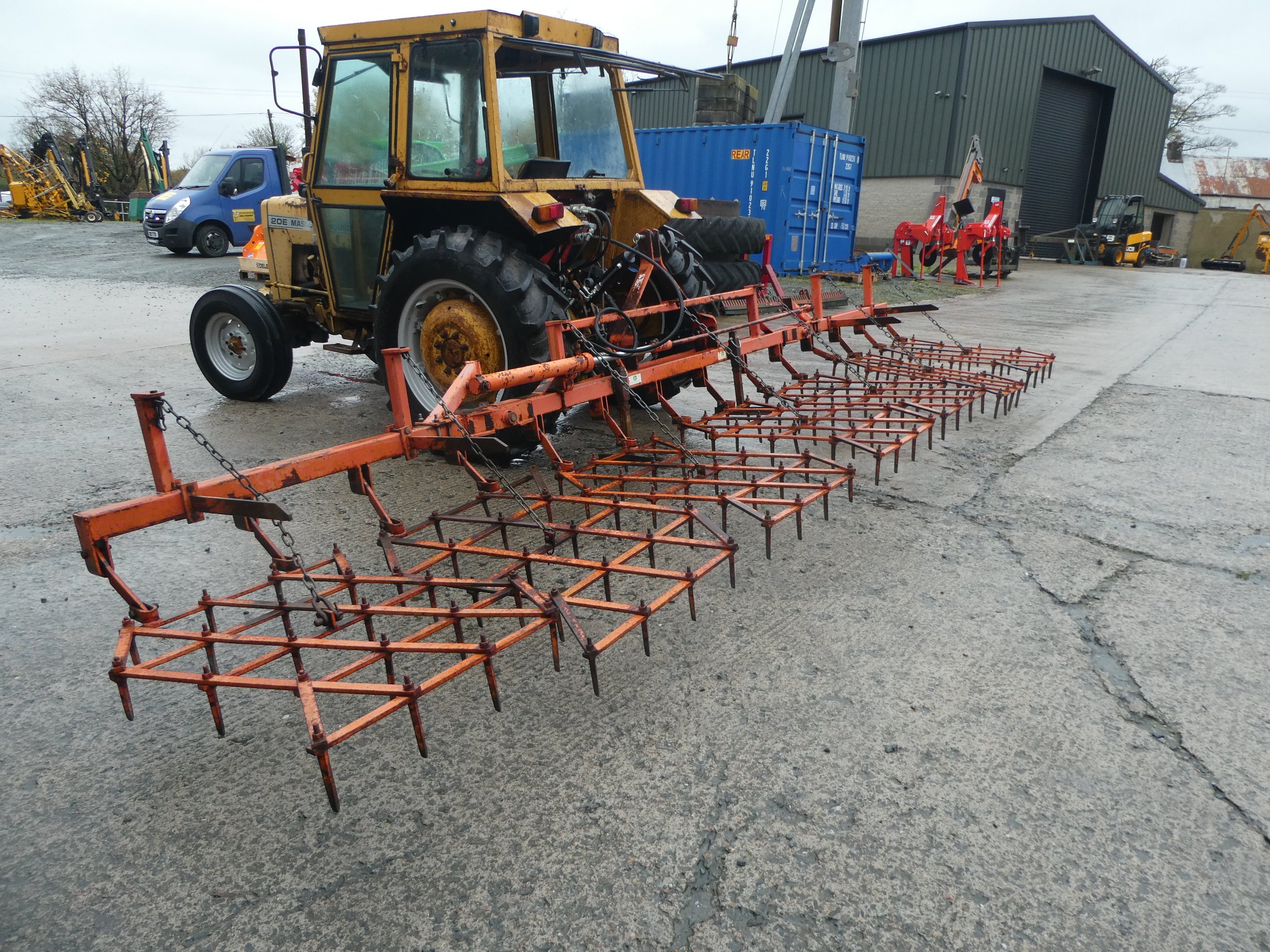 Parmiter 7 section pin harrow