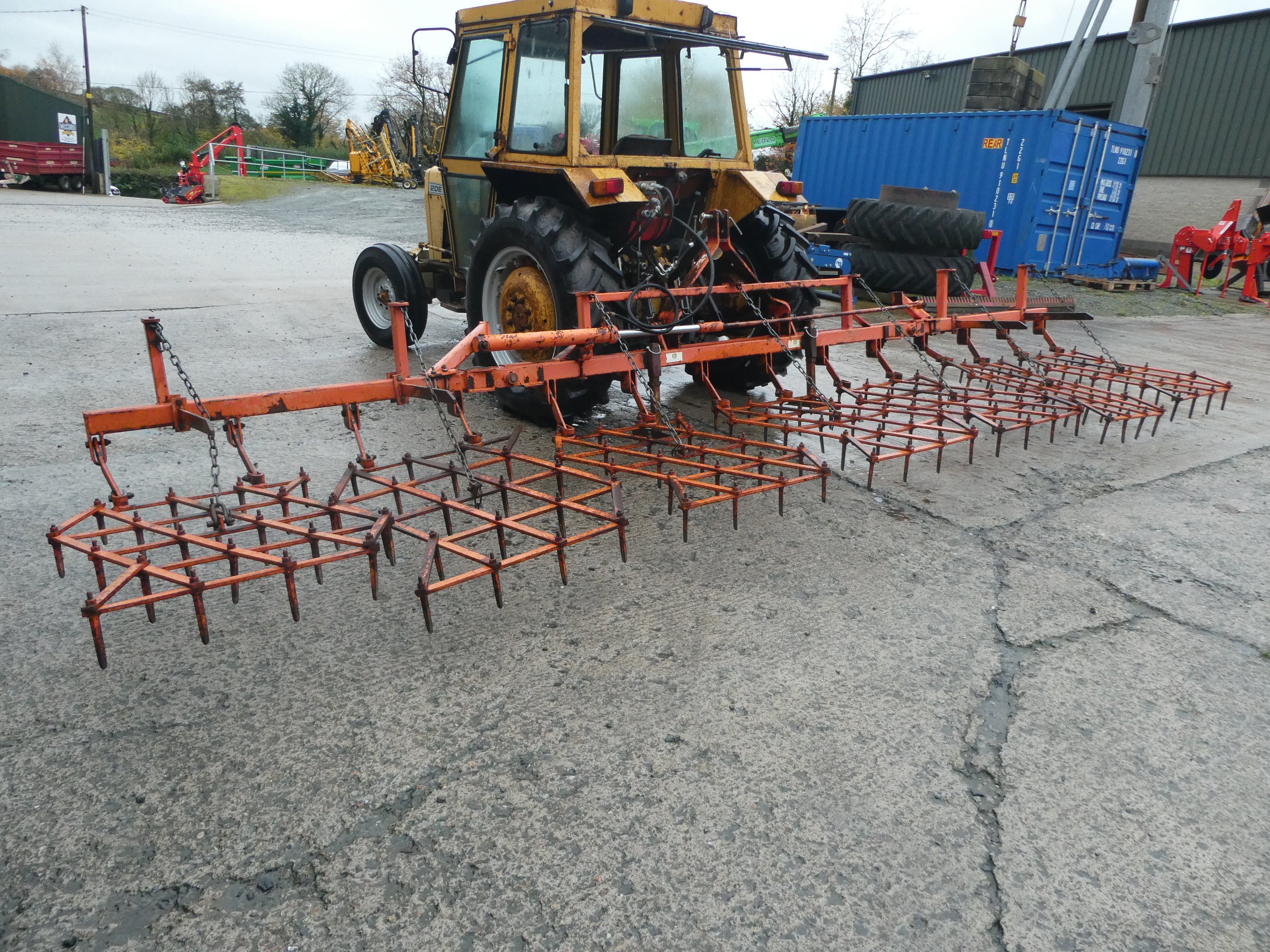 Parmiter 7 section pin harrow