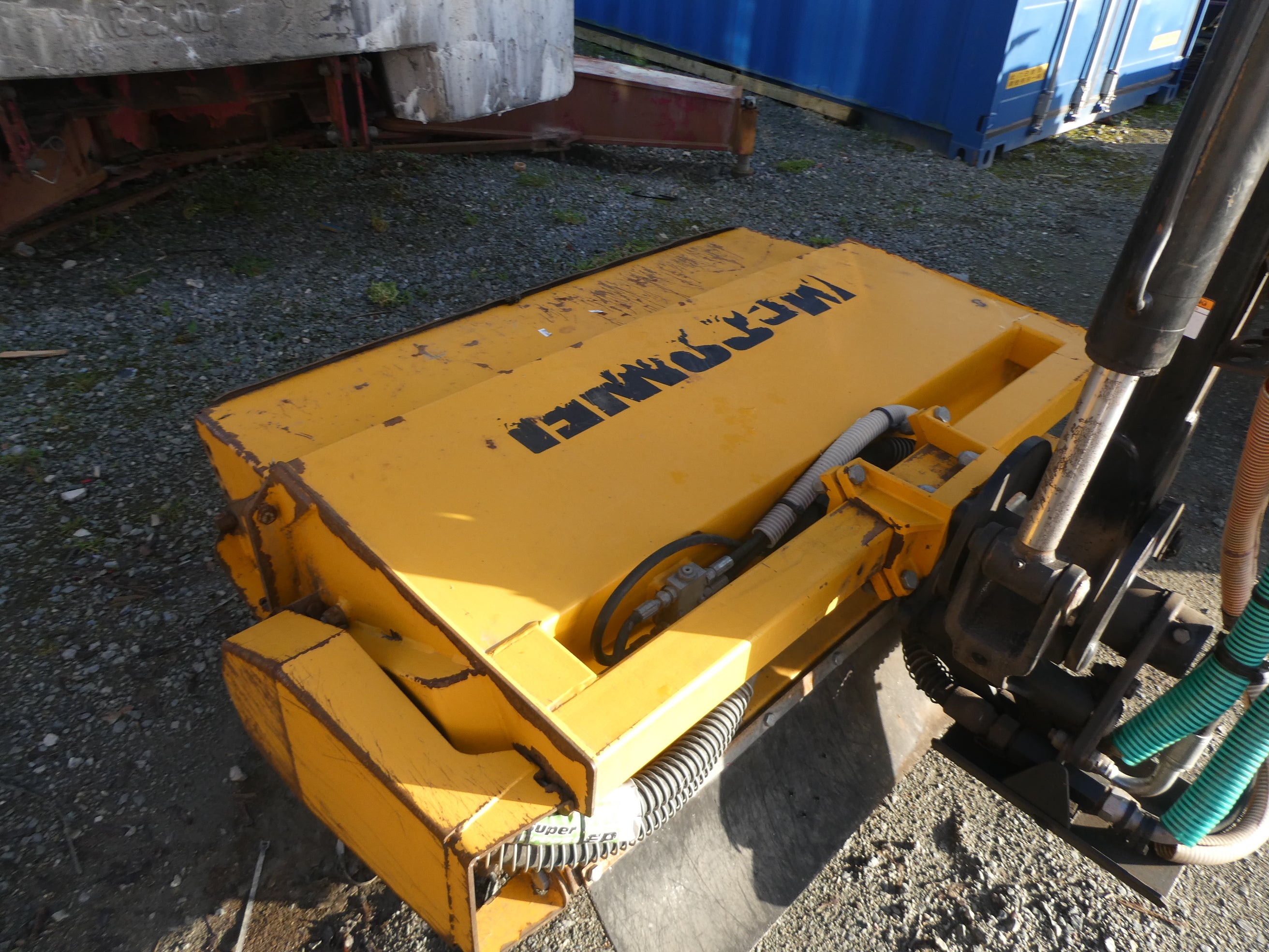 2020 McConnel PA6070 Hedgecutter waiting to be checked over