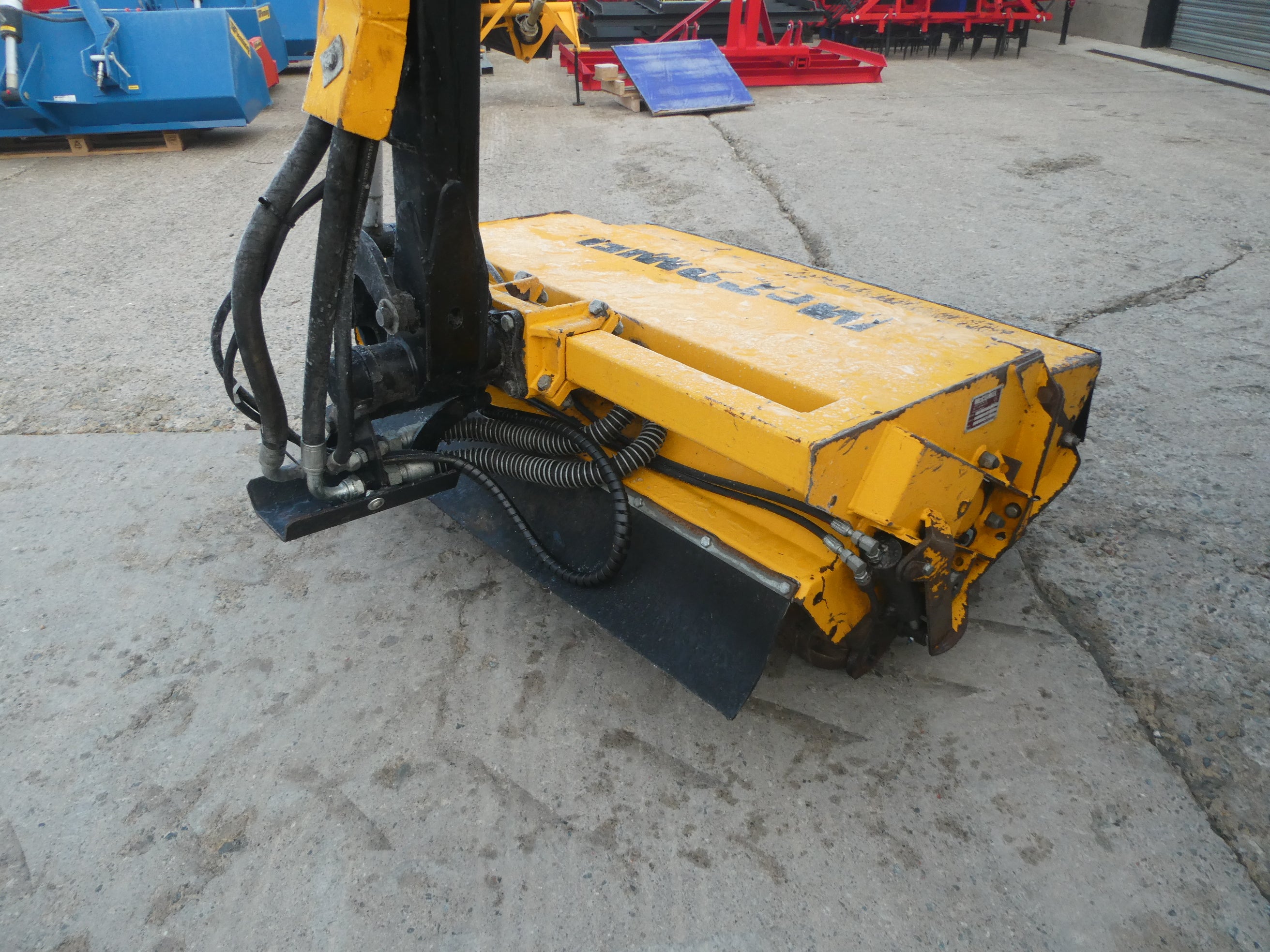 2020 McConnel PA6070 Hedgecutter waiting to be checked over