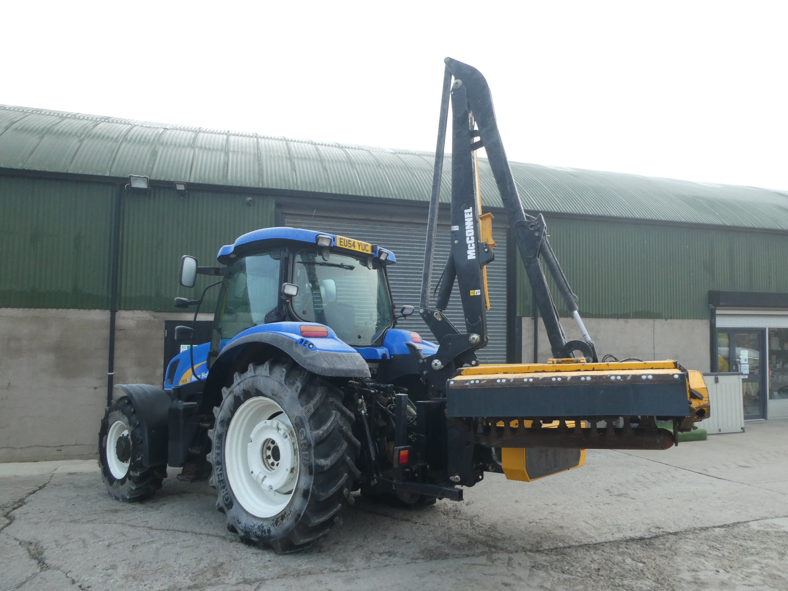 2020 McConnel PA6070 Hedgecutter waiting to be checked over
