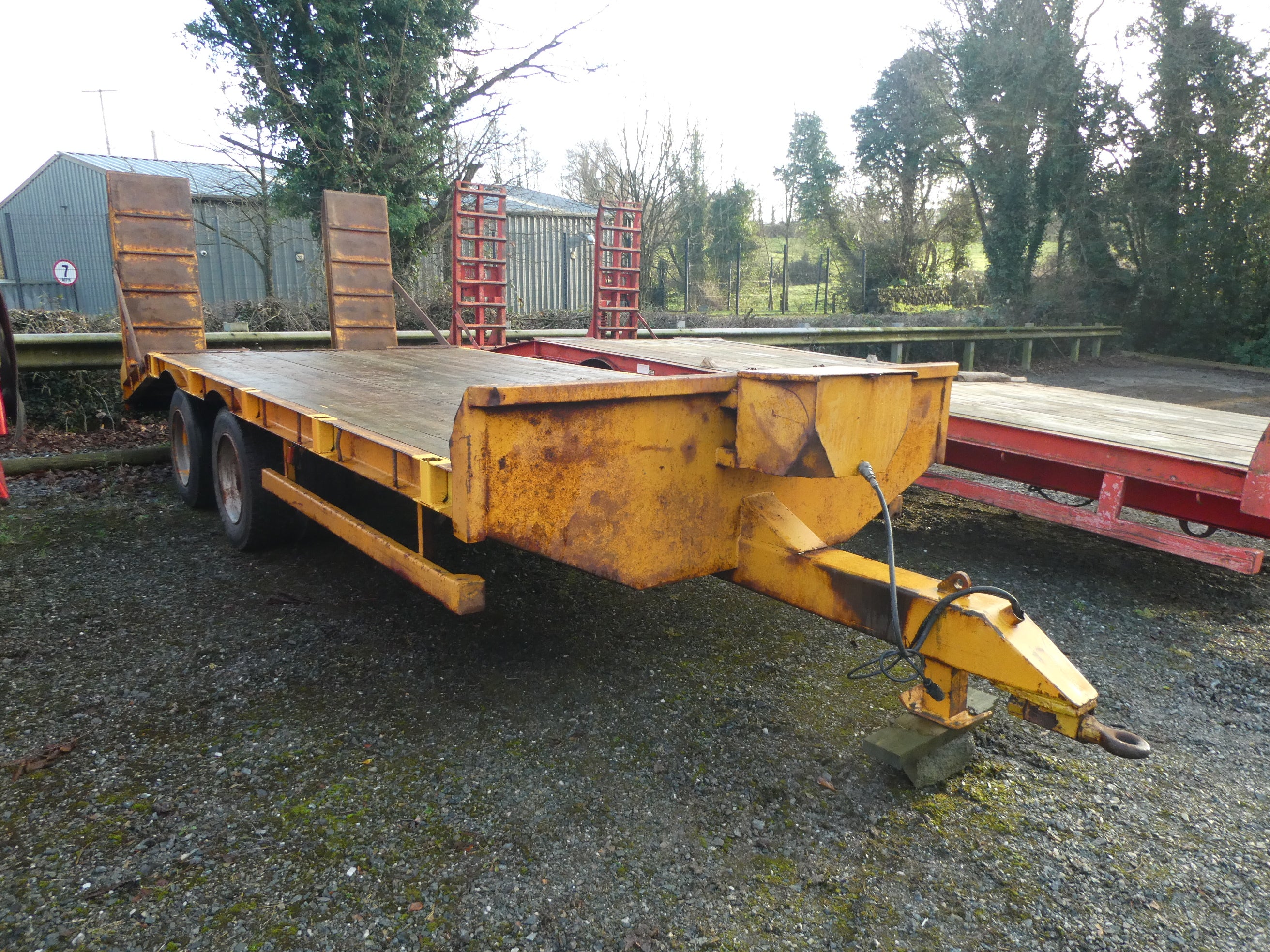 Used Tandem axle low loader