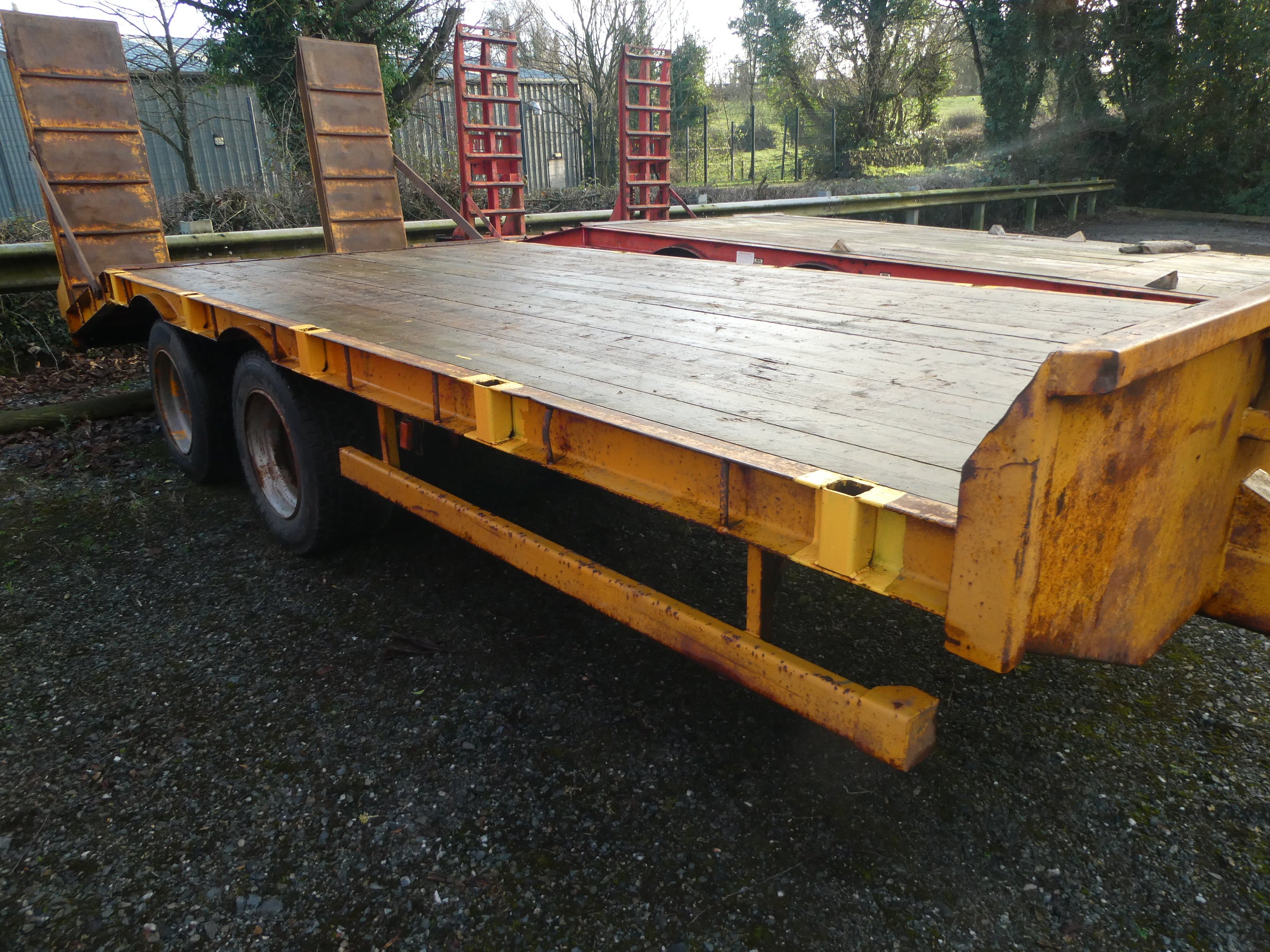 Used Tandem axle low loader