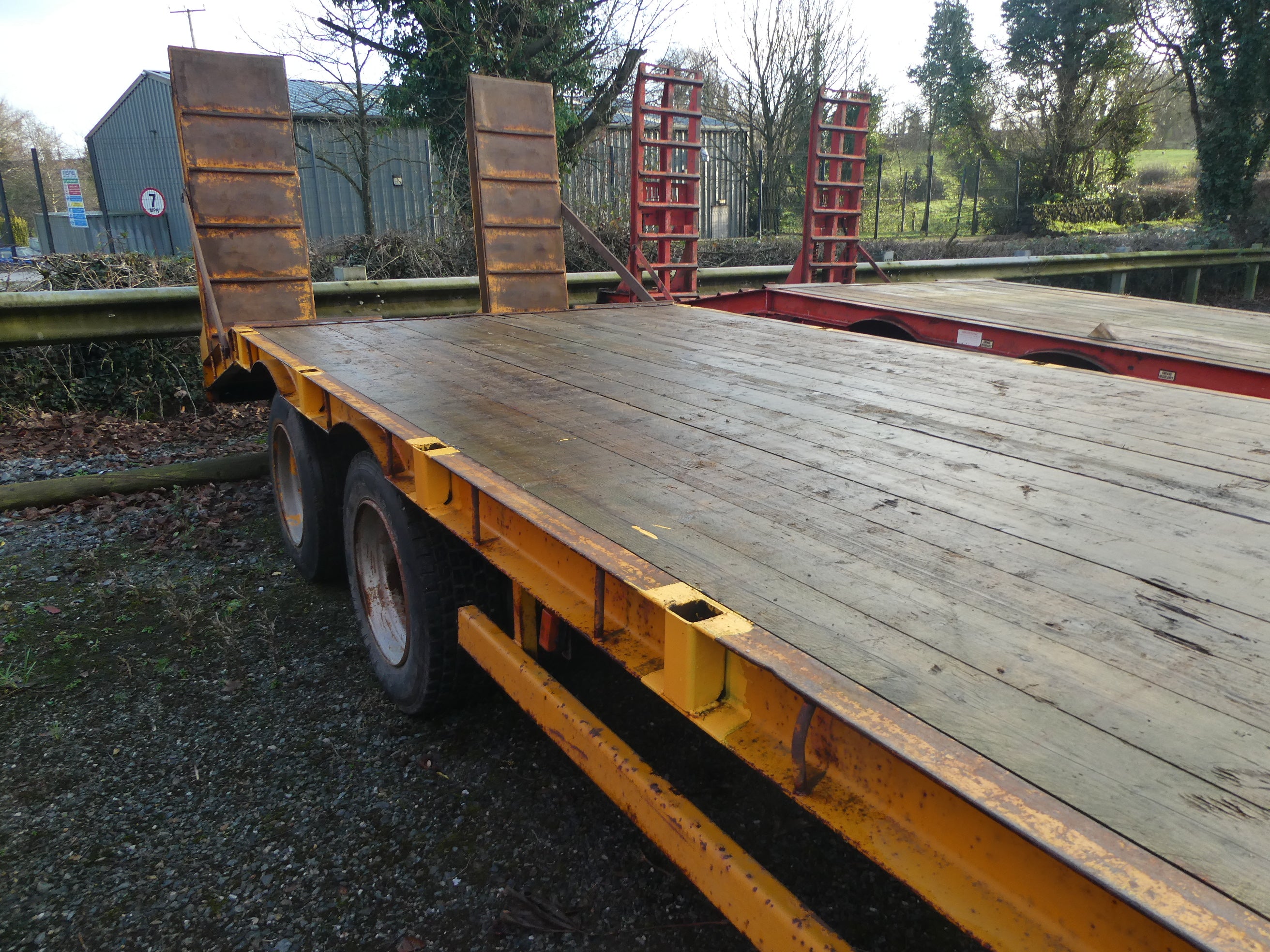 Used Tandem axle low loader