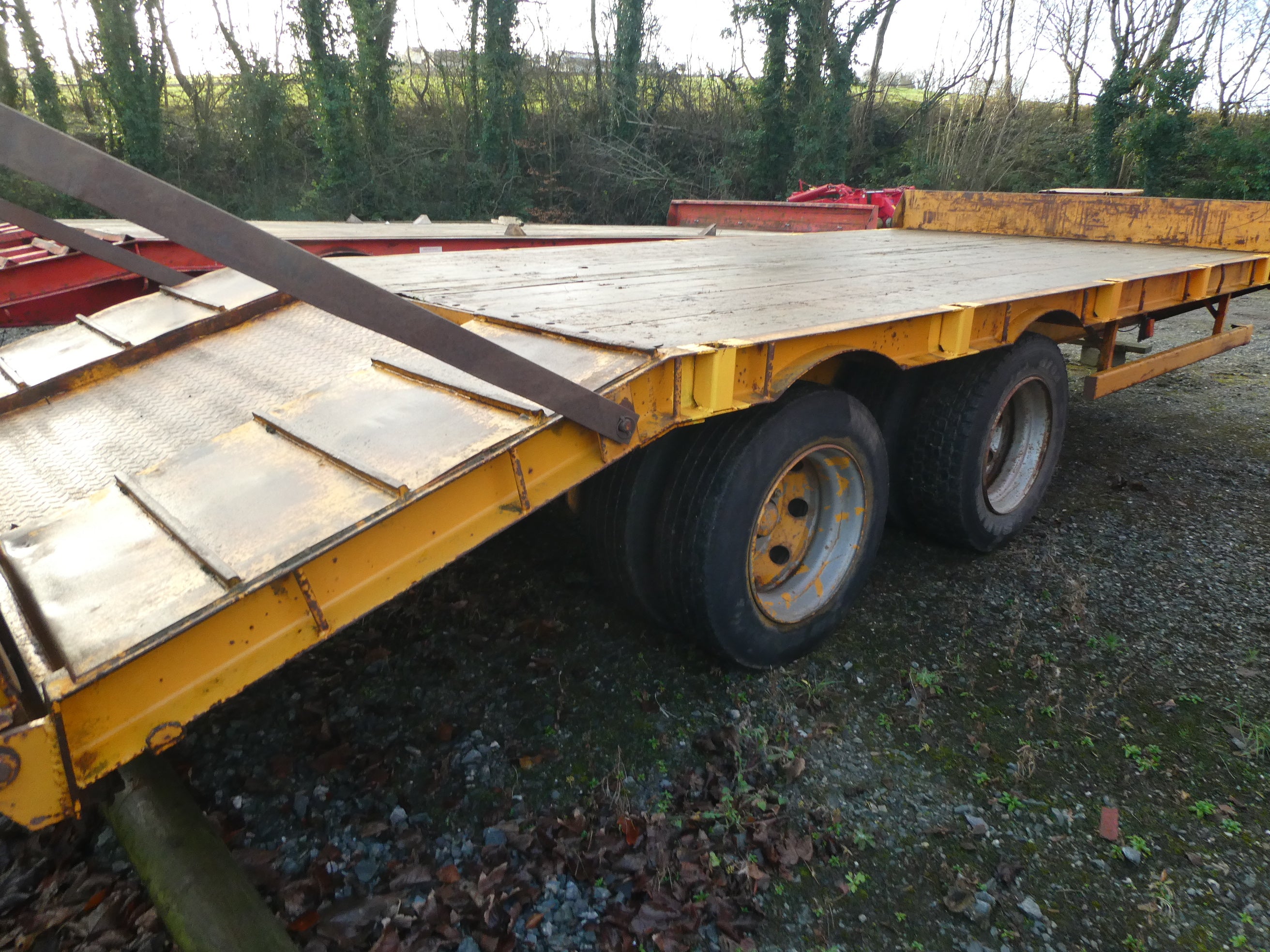 Used Tandem axle low loader