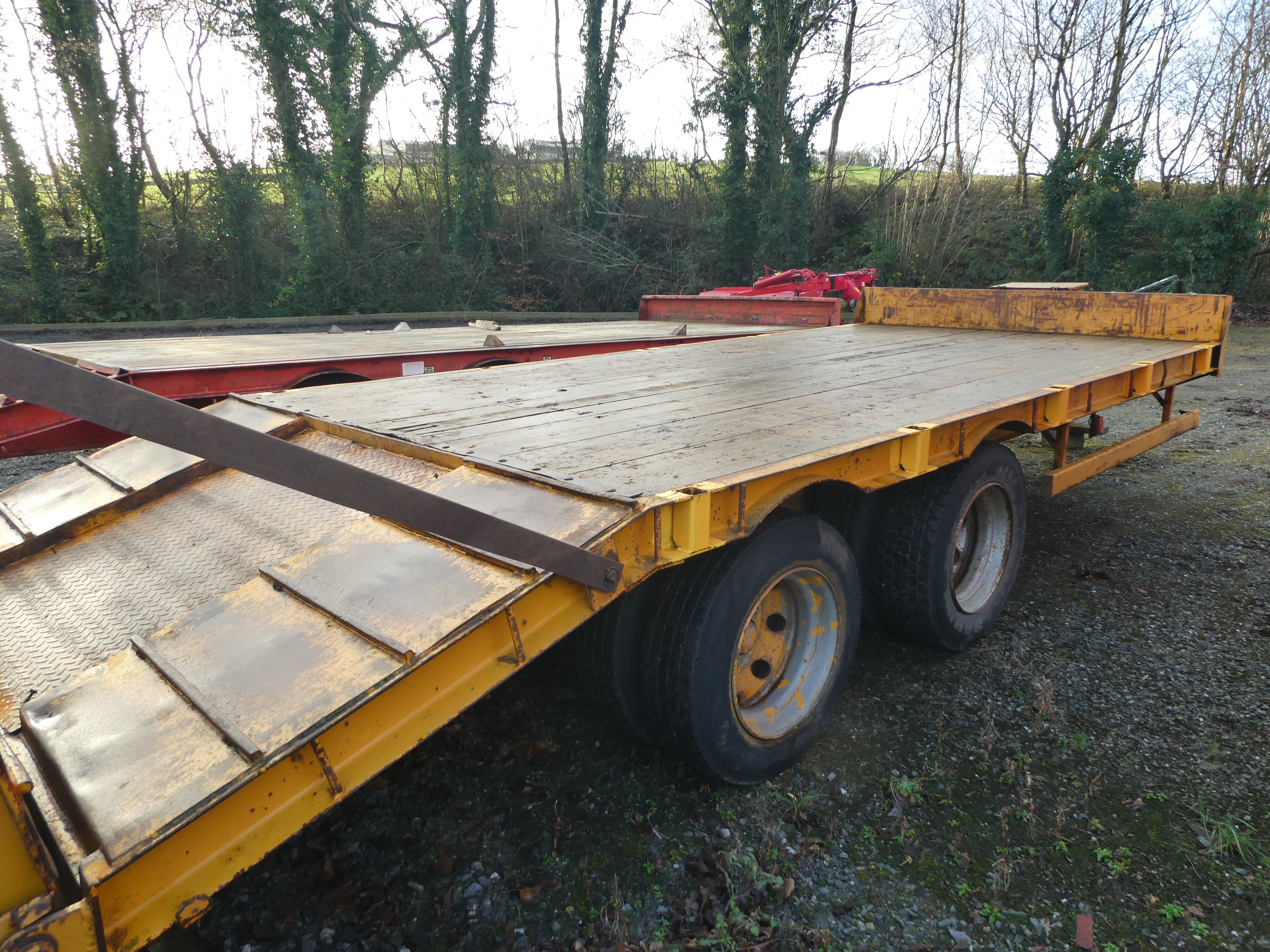 Used Tandem axle low loader
