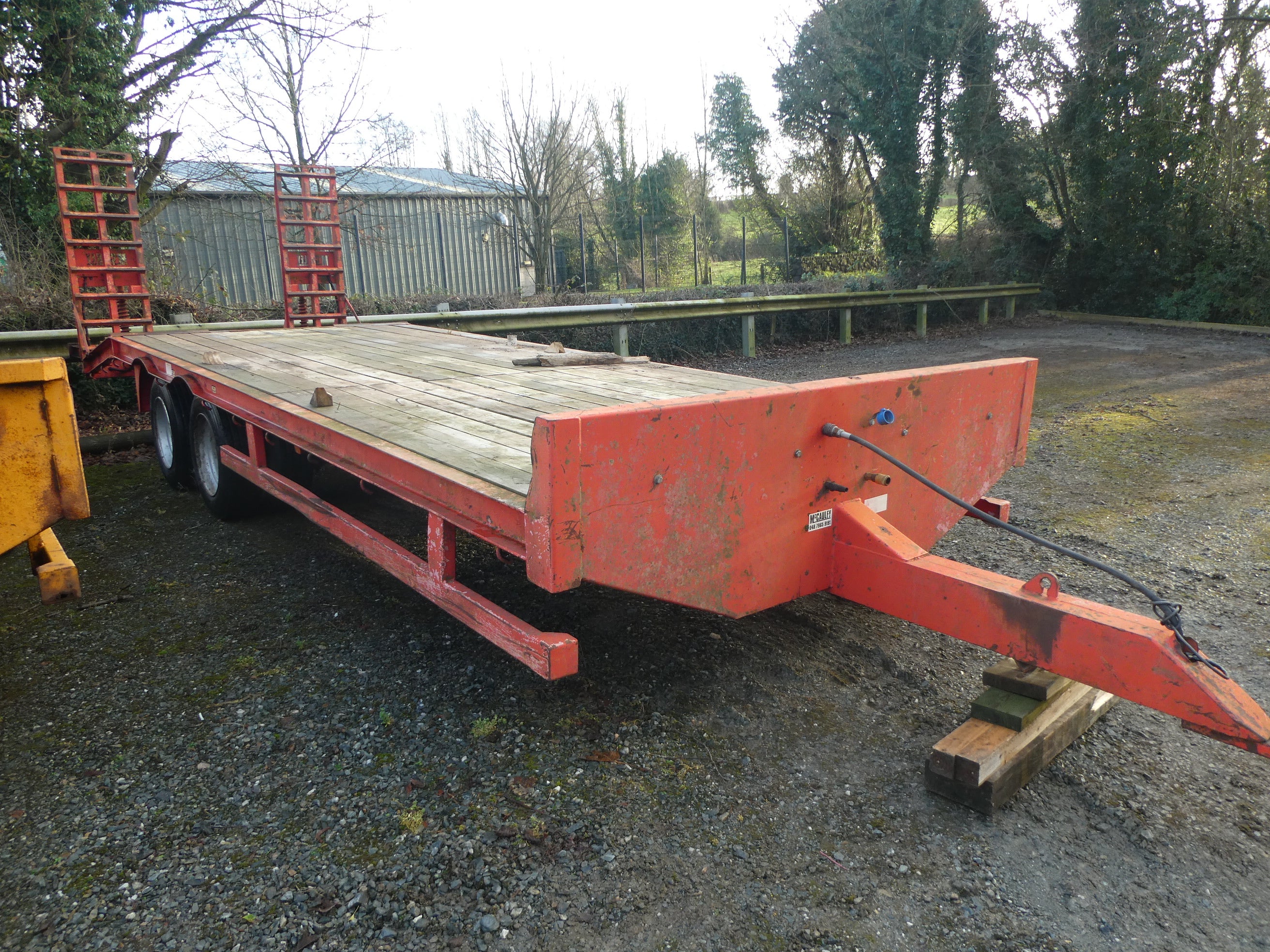 McCauley Used Tandem axle low loader