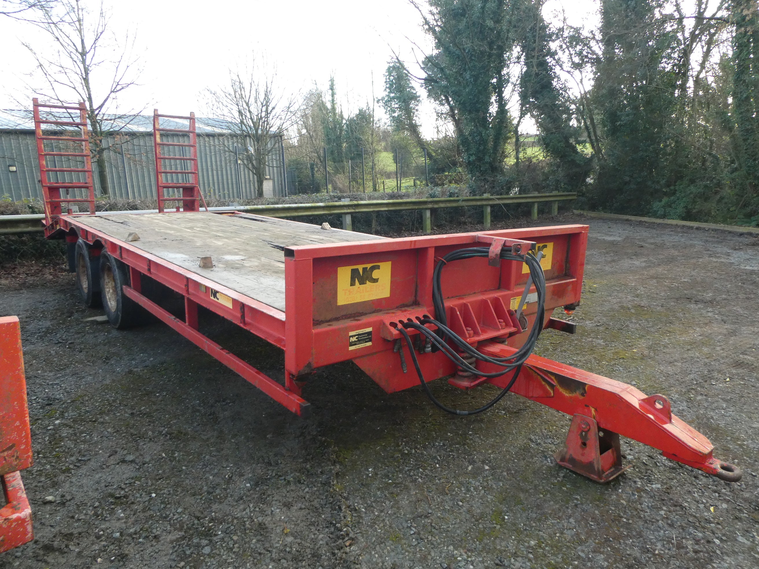NC Used Tandem axle low loader