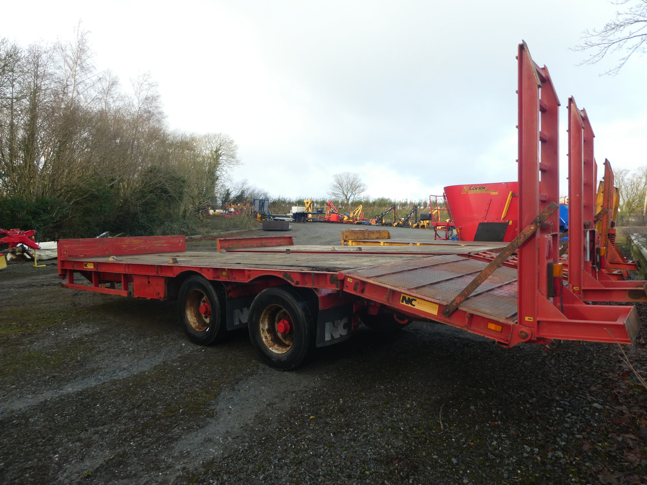 NC Used Tandem axle low loader