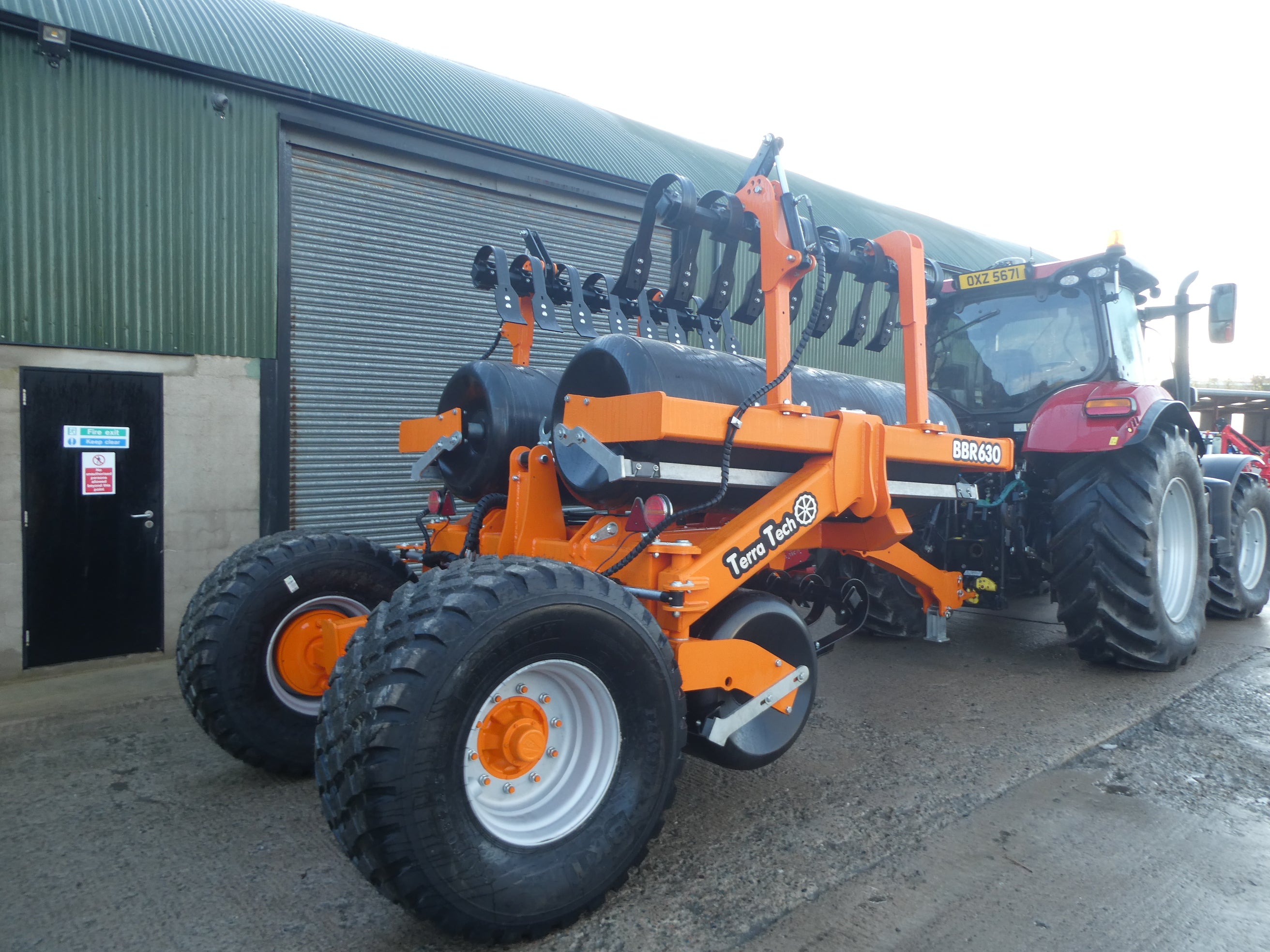 Terra Tech 630 land rollers with levelling boards