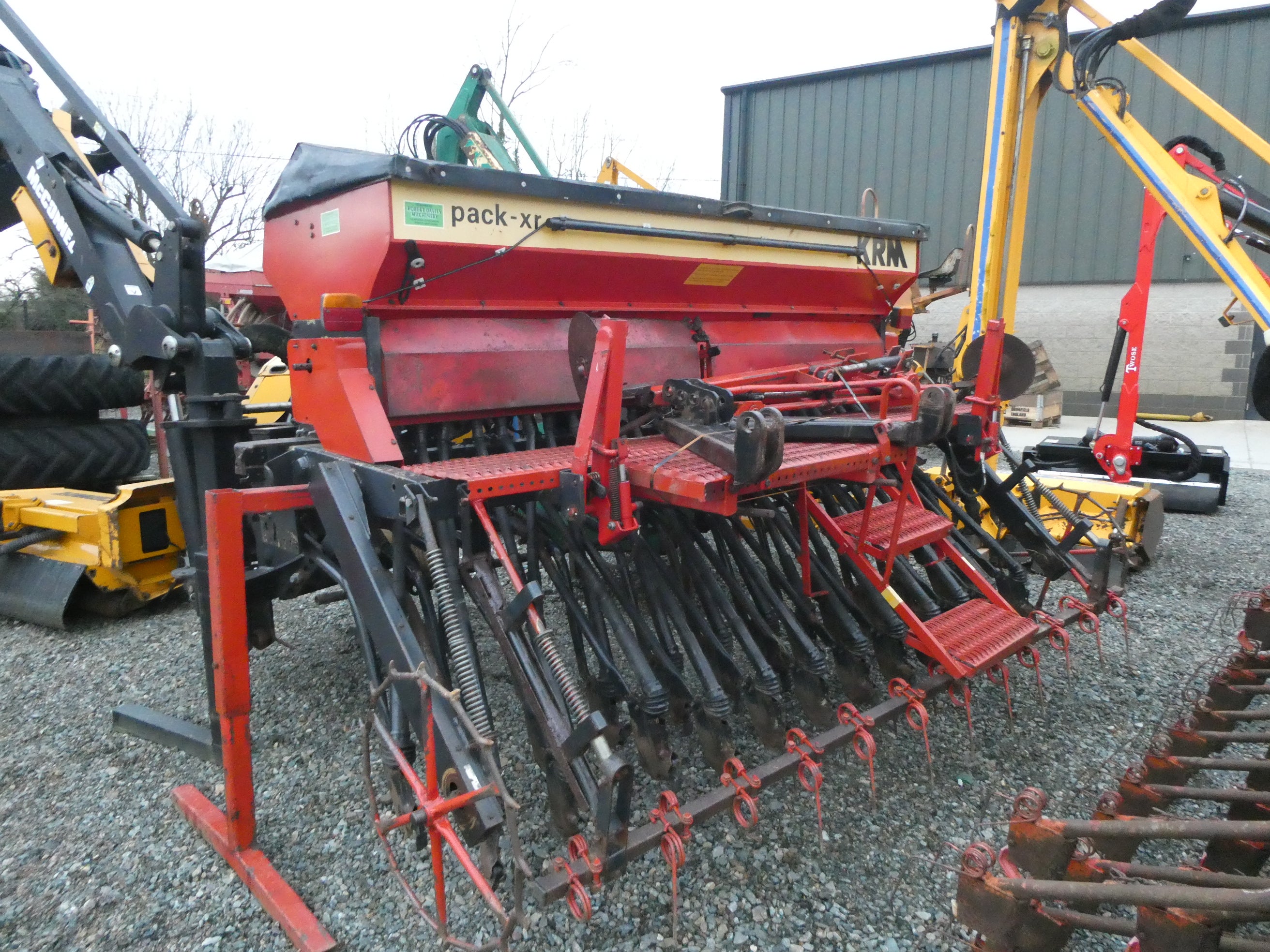 KRM 3m Piggy Back grain drill