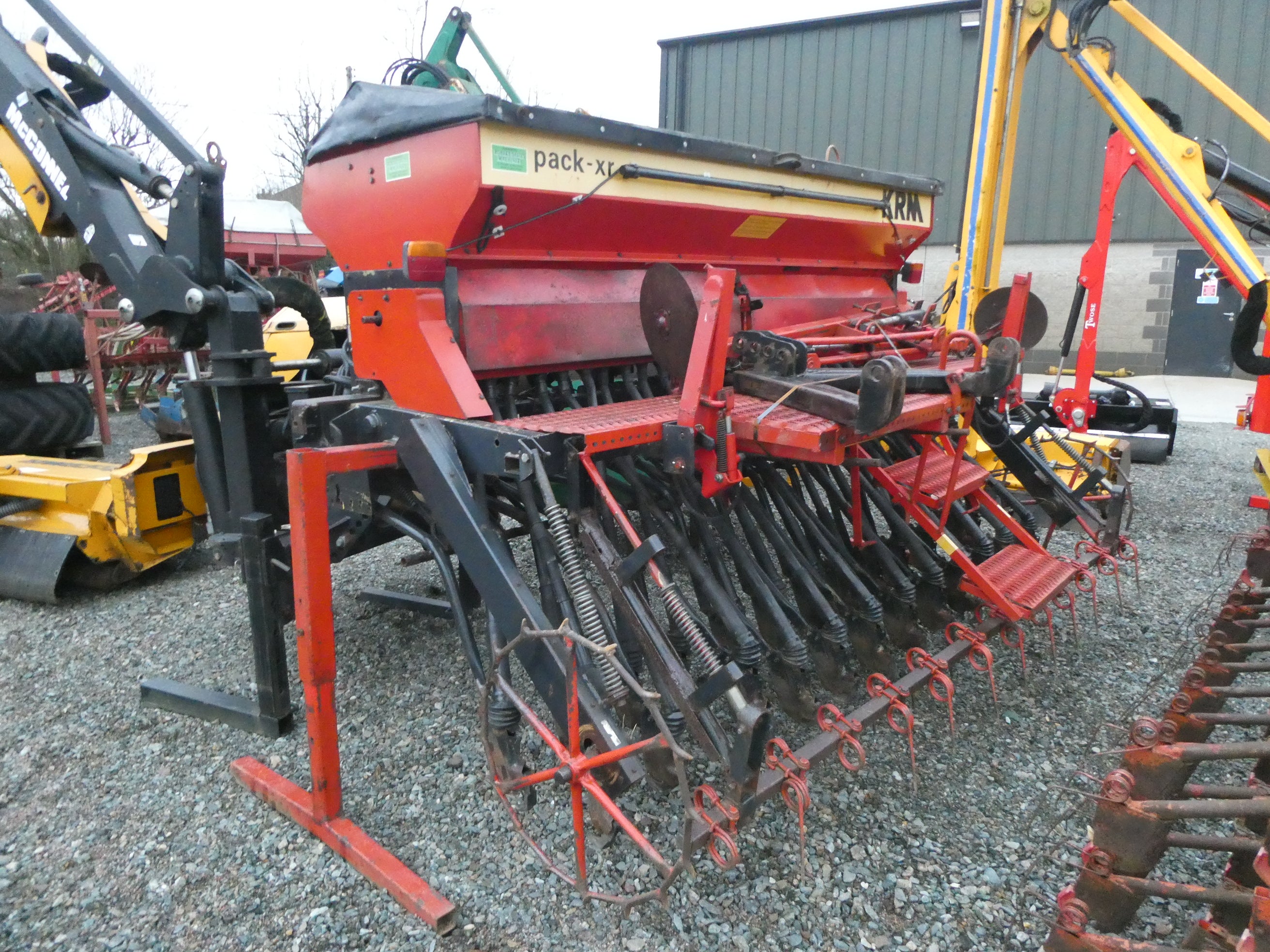 KRM 3m Piggy Back grain drill