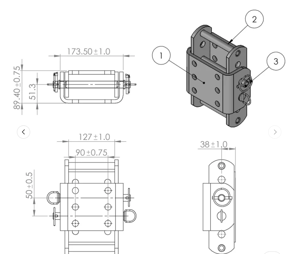 Adjustable Trailer Drop Plate