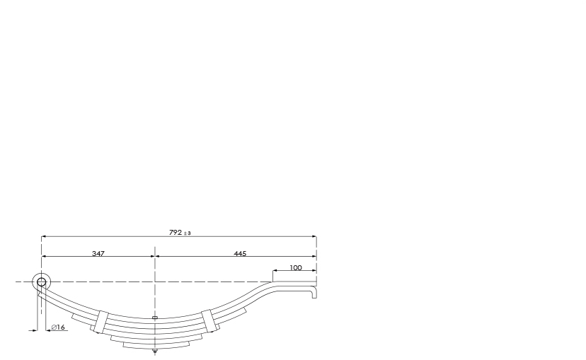 Trailer Leaf Spring - 7 Leaf