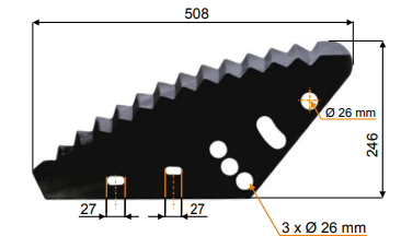 Hi-Spec Diet Feeder Blade