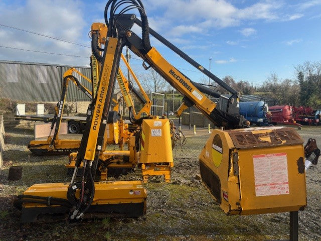 McConnel PA6565 Hedgecutter waiting to be checked over