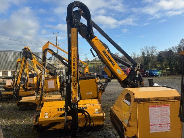 McConnel PA6585T Hedgecutter waiting to be checked over